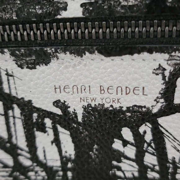 Henri Bendel About Town Splatter Backpack? Silver and Black Henri Bendel About Town Splatter Backpack? Silver and Black  main image 3